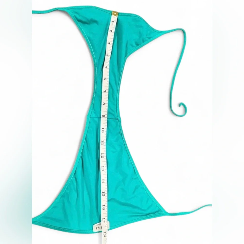 Vintage y2k Calzedonia 3-piece Triangle String Bikini Set in Yellow & Turquoise